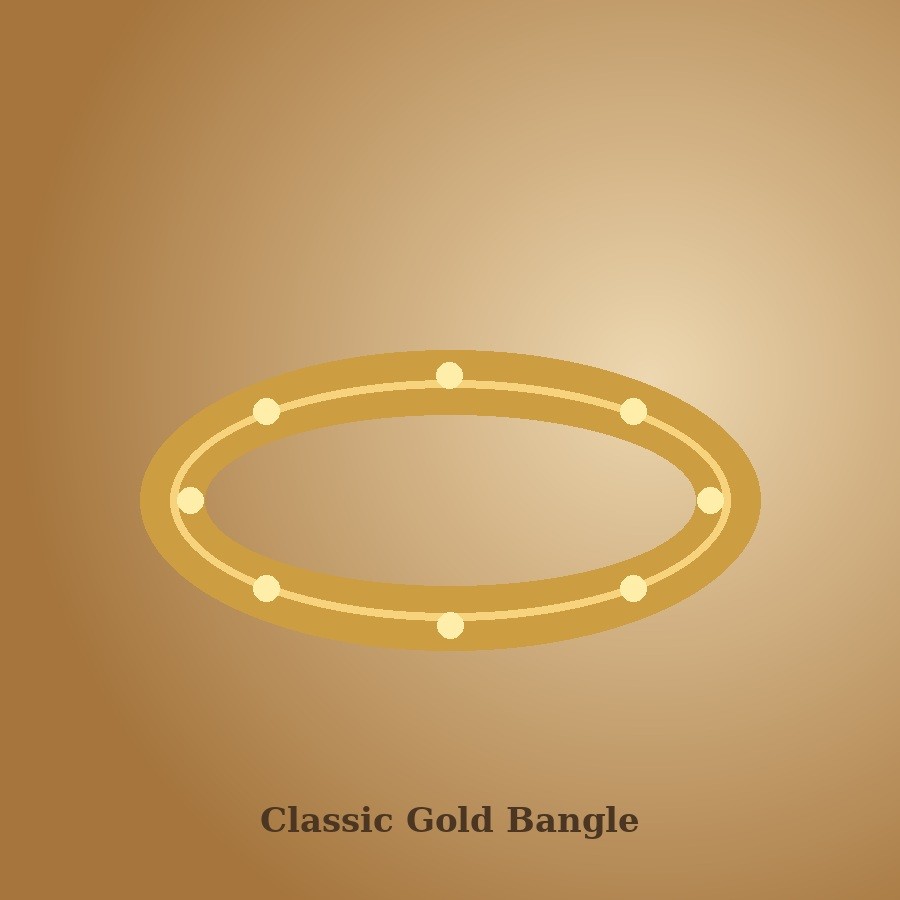 Heritage Gold Bangle